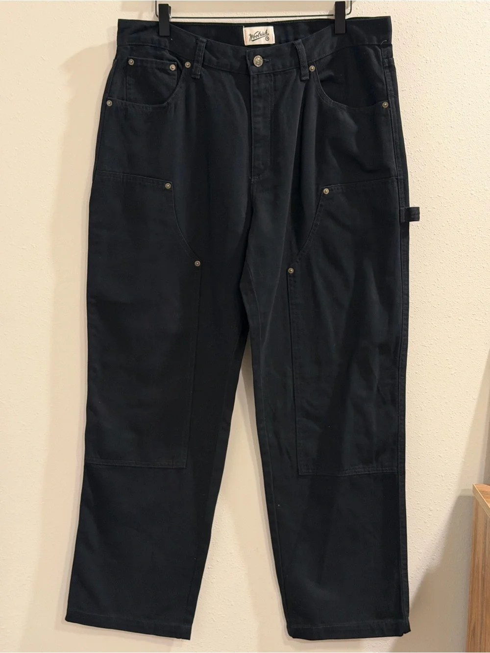 Woolrich x Target NWOT Men’s Size 36x32 Black Double Knee Carpenter Pants Jeans